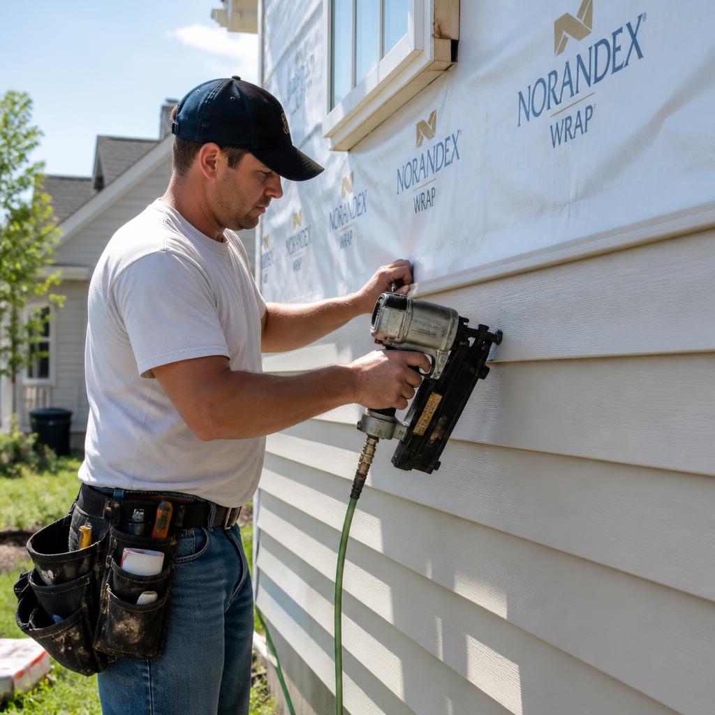 Siding project example